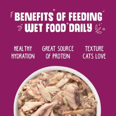 Show full view: Weruva Mideast Feast Grilled Tilapia in Gravy Grain-Free Wet Cat Food, 3-oz can, case of 4 slide 4 of 11