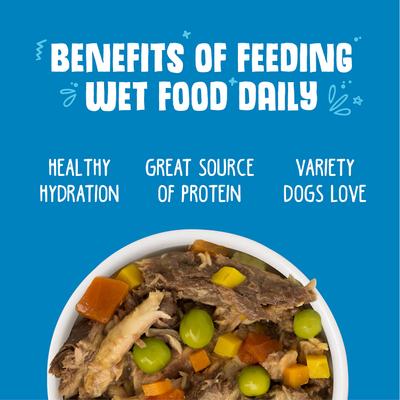 Show full view: Weruva Chicken-Free Just 4 Me Variety Pack Grain-Free Canned Dog Food, 5.5-oz can, case of 4 slide 4 of 11