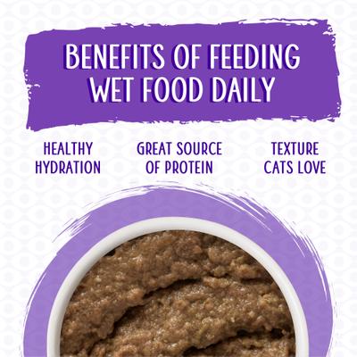 Show full view: Weruva Classic Meal or No Deal! Chicken & Beef Pate Grain-Free Wet Cat Food, 3-oz can, case of 4 slide 4 of 11