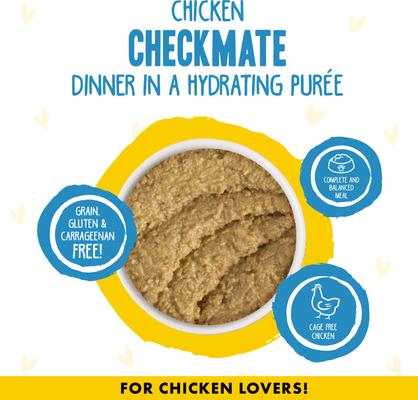 Show full view: BFF Play Pate Lovers Chicken Checkmate Grain-Free Wet Cat Food, 2.8-oz can, case of 4 slide 4 of 13