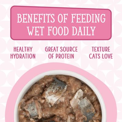 Show full view: Weruva Cats in the Kitchen Kitty Gone Wild Salmon Au Jus Grain-Free Wet Cat Food, 3.2-oz can, case of 4 slide 4 of 13