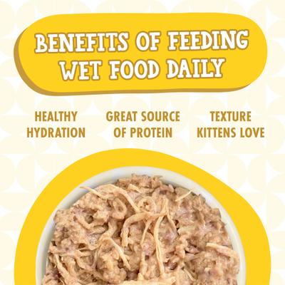 Show full view: Weruva Cats in the Kitchen Kitten Frick 'A Zee Chicken in Gravy Grain-Free Wet Cat Food, 3-oz can, case of 4 slide 4 of 14