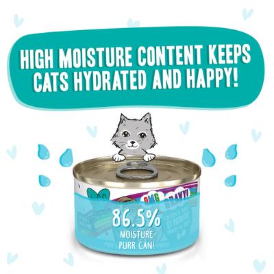 Show full view: BFF OMG QT Patootie! Chicken & Turkey Dinner in Gravy Grain-Free Wet Cat Food, 2.8-oz can, case of 4 slide 6 of 13