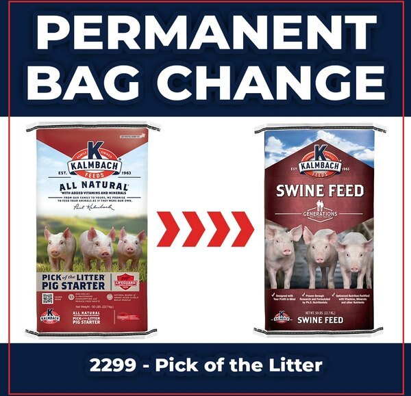 Kalmbach Feeds Pick of the Litter Starter Pig Feed, 50-lb bag