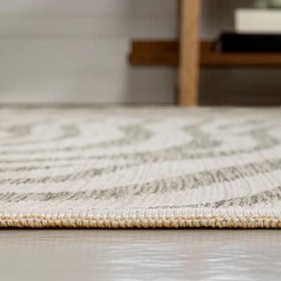 Show full view: JONATHAN Y Eryx Modern Bohemian Abstract Organic Reversible Machine-Washable Indoor/Outdoor Area Rug, Gray/Cream, 8' x 10' slide 6 of 9