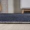 Show in main carousel: JONATHAN Y Linja Solid Centre Stripe Machine-Washable Area Rug, Navy/Gray, 8' x 10' slide 6 of 9