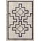 Show in main carousel: JONATHAN Y Ashkii Minimalist Medallion Machine-Washable Area Rug, Ivory/Dark Gray, 8' x 10' slide 9 of 9