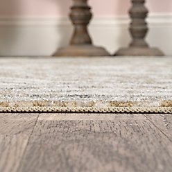 JONATHAN Y Keesha Bold Distressed Medallion Low-Pile Machine-Washable Area Rug, Green/Cream, 5' x 8' slide 2 of 9