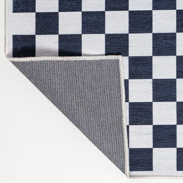 JONATHAN Y Ainsley Modern Cottage Checkerboard Washable Area Rug
