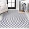 Show in main carousel: JONATHAN Y Ainsley Modern Cottage Checkerboard Washable Area Rug, Purple Gray/White, 5' x 8' slide 1 of 9