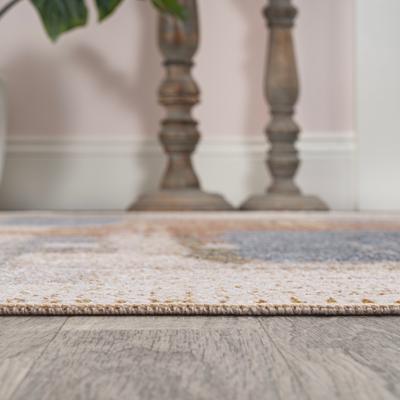 Show full view: JONATHAN Y Weaver Abstract Coastal Watercolor Machine-Washable Area Rug, Cream/Multi, 3' x 5' slide 7 of 10