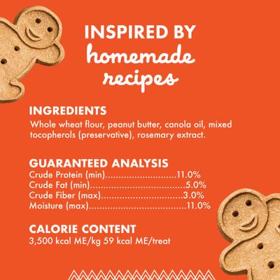 Show full view: Buddy Biscuits with Peanut Butter Oven Baked Dog Treats, 2-lb bag slide 4 of 12