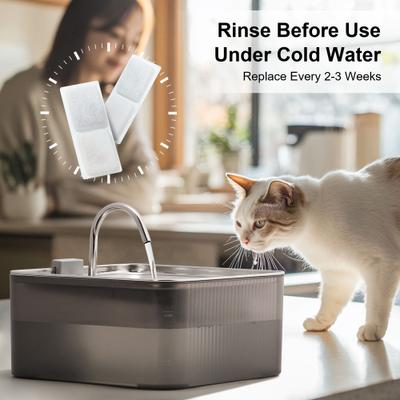 Show full view: FUKUMARU Stainless Steel Dog Water Fountain, 1.8-gal slide 6 of 8