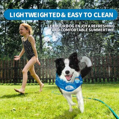 Show full view: allforpaws Chill Out Instant Cooling Dog Bandana Ice Collar, X-Large, Blue slide 5 of 9