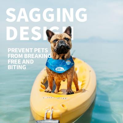 Show full view: allforpaws Chill Out Instant Cooling Dog Bandana Ice Collar, X-Large, Blue slide 7 of 9