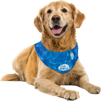 Show full view: allforpaws Chill Out Instant Cooling Dog Bandana Ice Collar, X-Large, Blue slide 2 of 9