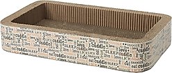 PetRageous Designs Jerry's Corrugated Cat Lounge Scratcher, Natural