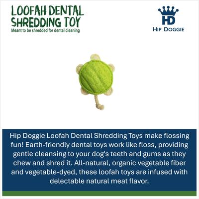 Show full view: Hip Doggie Loffah Turtle Stuffing-Free Dog Chew Toy, Small slide 2 of 3