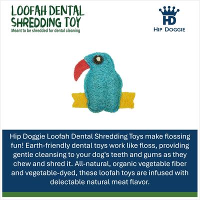 Show full view: Hip Doggie Loffah Toucan Stuffing-Free Dog Chew Toy slide 2 of 3