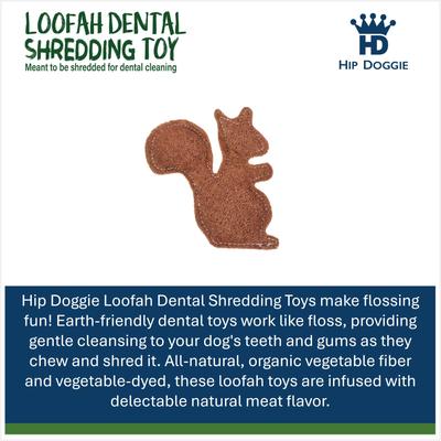 Show full view: Hip Doggie Loffah Squirrel Stuffing-Free Dog Chew Toy slide 3 of 5