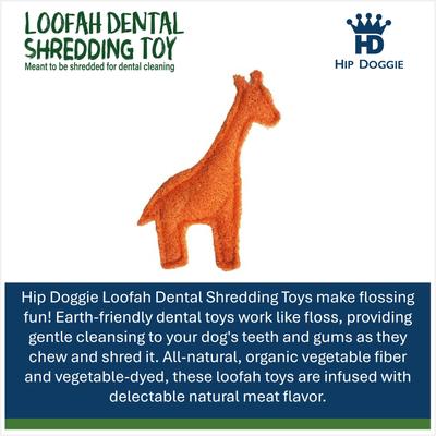 Show full view: Hip Doggie Loffah Giraffe Stuffing-Free Dog Chew Toy slide 2 of 3