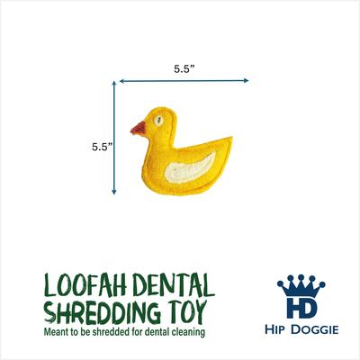 Show full view: Hip Doggie Loffah Duck Stuffing-Free Dog Chew Toy slide 4 of 5