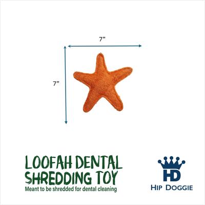 Show full view: Hip Doggie Loffah Starfish Stuffing-Free Dog Chew Toy, Large slide 3 of 4