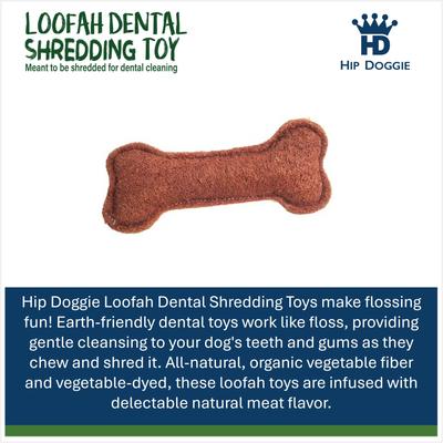 Show full view: Hip Doggie Loffah Bone Stuffing-Free Dog Chew Toy, Large slide 2 of 3