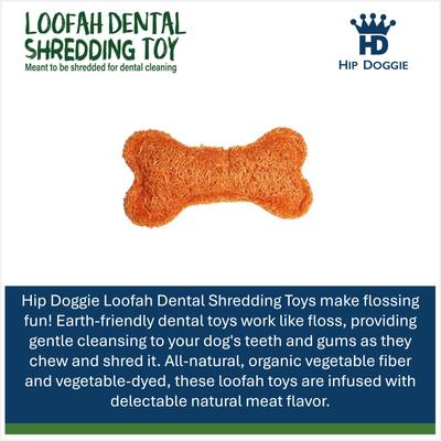 Show full view: Hip Doggie Loffah Bone Stuffing-Free Dog Chew Toy, Small slide 2 of 3