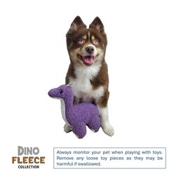 DogStar Dino Barry the Brontosaurus Squeaky Dog Plush Toy slide 2 of 4