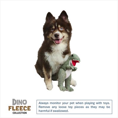 Show full view: DogStar Dino Stan the T-Rex Squeaky Dog Plush Toy slide 2 of 4