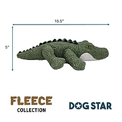DogStar Ellie the Alligator Squeaky Dog Plush Toy slide 2 of 4