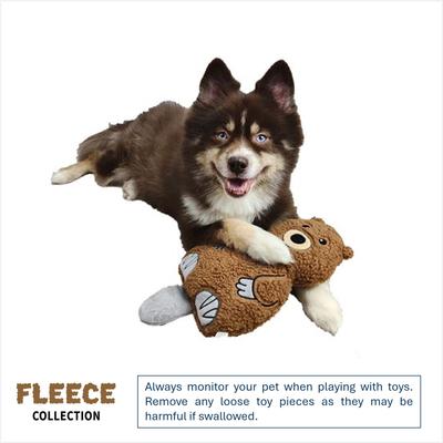 Show full view: DogStar Theo the Beaver Squeaky Dog Plush Toy slide 2 of 4