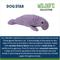 Show in main carousel: DogStar Wildlife Wally the Manatee Squeaky Dog Plush Toy slide 5 of 6