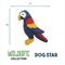 Show in main carousel: DogStar Wildlife Mickie the Macaw Squeaky Dog Plush Toy slide 3 of 5