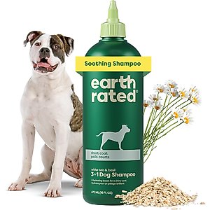 Earth Rated 3-in-1 Soothing Dog Shampoo & Conditioner, White Tea & Basil Scent, 16-fl oz bottle