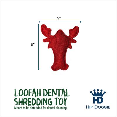 Show full view: Hip Doggie Loffah Lobster Stuffing-Free Dog Chew Toy slide 3 of 4