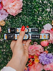 Sassy Woof Good Duck, Babe! Neoprene Standard Dog Collar, Blue, Small: 12-in neck, 1/2-in wide slide 2 of 6