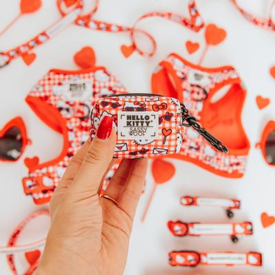 Show full view: Sassy Woof Hello Kitty Dog Poop Bag Dispenser, Red slide 4 of 5