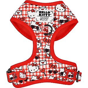 Sassy Woof Hello Kitty Adjustable Dog Harness, Red, Small: 16 to 21-in chest