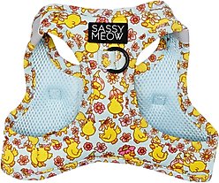 Sassy Woof Good Duck, Babe! Step-In Cat Harness, Blue, Small: 14.5 to 16-in chest