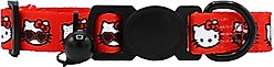 Sassy Woof Hello Kitty Neoprene Standard Cat Collar, Red, Small: 6 to 8-in neck, 2/5-in wide slide 2 of 6