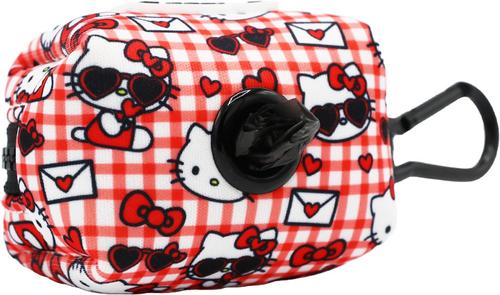 Show full view: Sassy Woof Hello Kitty Dog Poop Bag Dispenser, Red slide 3 of 5