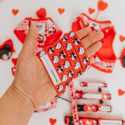 Show full view: Sassy Woof Hello Kitty Polyester Cat Leash, Red, 6-ft long, 0.6-in wide slide 4 of 6