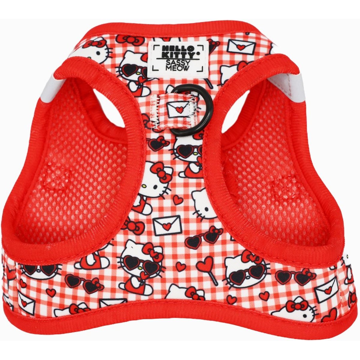 Sassy Woof Hello Kitty Step-In Cat Harness, Red, X-Small: 12 to 14.5-in chest