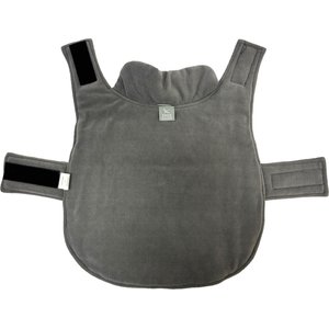 Eddie Bauer Flora Colorblock Puffer Dog Parka, Grey/Blue, Large