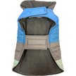 Show in main carousel: Eddie Bauer Flora Colorblock Puffer Dog Parka, Grey/Blue, X-Large slide 2 of 4
