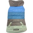 Show in main carousel: Eddie Bauer Flora Colorblock Puffer Dog Parka, Grey/Blue, X-Large slide 1 of 4
