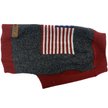 Show in main carousel: Eddie Bauer American Flag Crewneck Dog Sweater, Charcoal Grey, X-Small slide 3 of 3