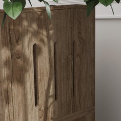 PawHut Stackable Reptile Tank with Storage Cabinet, 30-gal slide 2 of 9